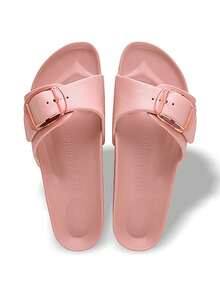Birkenstock Sandal Madrid khóa lớn, chất liệu EVA, thấm mồ hôi, thoáng khí, nhẹ, màu trơn, dễ giặt, đa năng, thích hợp cho hoạt động ngoài trời hàng ngày, dành cho nữ, màu hồng 1032033 - Hồng - Xem 6