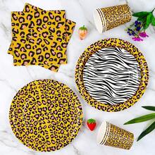 Colorful Polka Dots Disposable Plates, Napkins And Paper Cups Party Set, Serves 24 Guests. This Disposable Paper Party Tableware Is Suitable For Birthdays, Weddings, Themed Parties And Family Picnics. - View 4