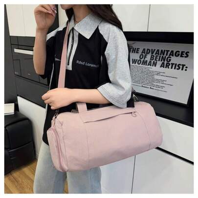 Casual Sport Bag For Women Men Shoulder Crossbody Bag,Tote Handbag School College Messenger Bag For Gym Workout Yoga Pilates Weekender Overnight Travel Duffel Bag