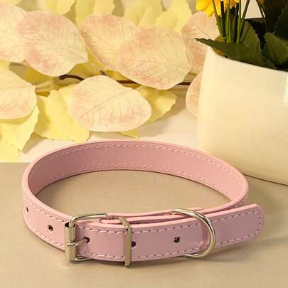 Pet Supplies Punk Style Pu Multicolor Dog Collar For Medium And Small Dogs