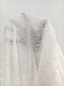Oceva 純色開肩和服外套 - 白色 - 查看 4