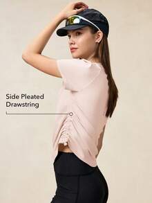 OutZeal Women Outdoor Pink Tee Hiking Camping Cool Touch UV Protection Short Sleeve T-Shirt Summer Spring - Pink - View 4