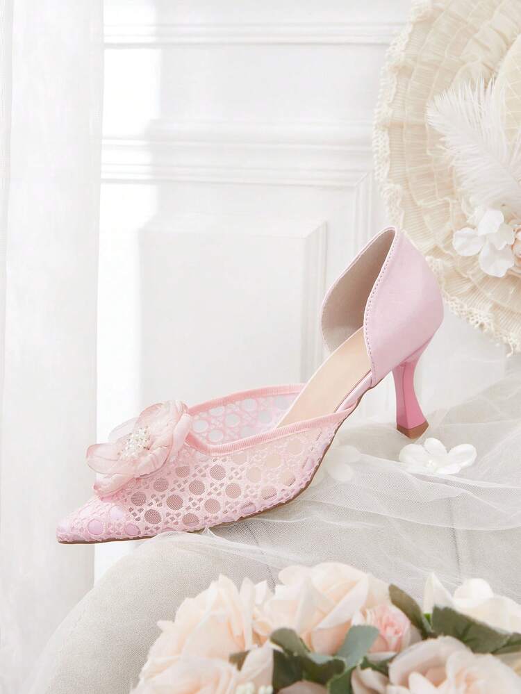 CUCCOO HITCHD Fashionable & Elegant 3D Floral Decor Women Pumps