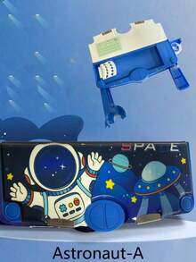 1 hộp đựng bút chì bằng nhựa bền chắc, dung tích lớn, đa chức năng, hai lớp, họa tiết hoạt hình, hộp đựng văn phòng phẩm cho học sinh, phòng học, đồ dùng văn phòng phẩm thiết yếu cho năm học mới. - Nhiều loại - Xem 1