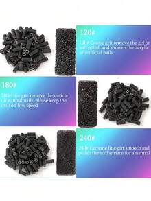 100PCS Mini Sanding Discs + 1pc Sanding Disc Arbor - Multicolor - View 5