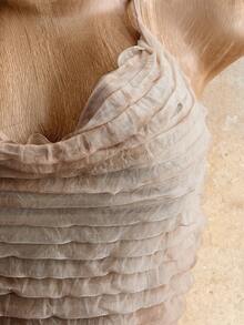 Mistrie Women's Tie-Dye Tie Dye Spaghetti Strap Dress - Multicolor - View 7