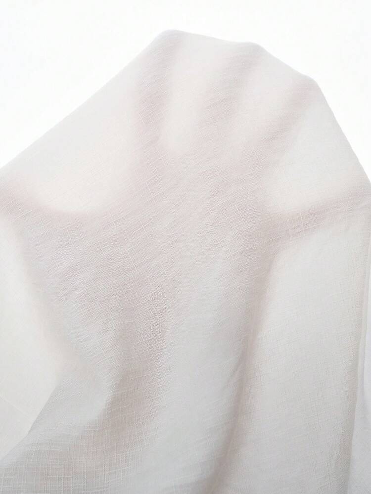 Plus Size Women's Summer Casual Vacation Country Striped Patchwork White Blouse Top Shirt  With Pockets,Summer Outfits For Women ,Vacation Outfits Women ,Holiday Outfits For Women,Going Out Outfits,2026 New Clothes,Simple And Fashionable For Everyday Wear,Suitable For Summer, Vacation, Daily Wear, Festival Outfits For Women,Country Concert Outfit,Beach Outfits For Women,Western Style,Flowy Dress ,Going Out Tops