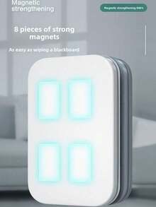 Dụng cụ lau kính từ tính Glimmergrave 3-10mm, dụng cụ cạo kính hai lớp rỗng chắc chắn, hai mặt, chuyên dụng cho nhà cao tầng. - Công cụ làm sạch cửa sổ - Xem 2