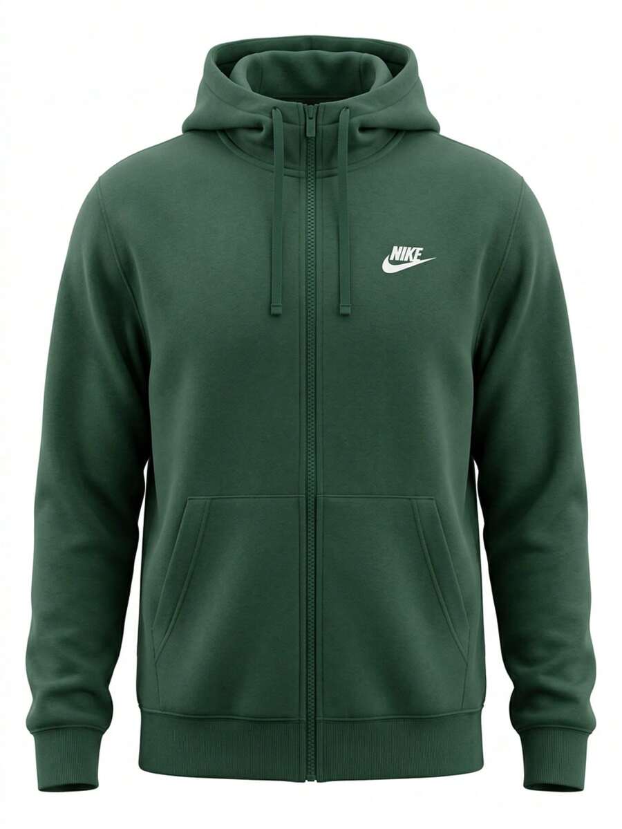 Nike Club Men's Hoodie Green - Green - View 1