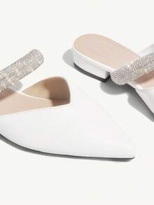 CUCCOO CHICEST Casual All-Match Flat Shoes Suitable For Daily Outfits For Summer Vacation Shoes Summer Summer Shoes Summer Break Easter For Christmas Elegant Shoes Wedding Shoes Summer Shoes Bride Shoes - White - View 3