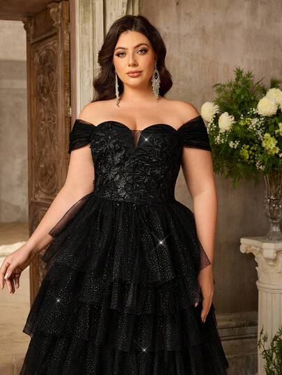 Aureia Váy maxi xòe cỡ lớn, sang trọng, thanh lịch với ren thêu, đường may xương cá, đính sequin và lưới, xẻ tà, thích hợp cho đám cưới, sự kiện, tiệc tùng, kỳ nghỉ, dạ hội (đính kèm nhiều chi tiết trang trí).