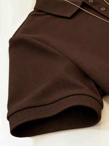 EMERY ROSE Camiseta gráfica para mujer, camiseta de polo de manga corta casual de verano - Multicolor - Ver 4