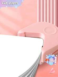 1pc Máy cắt góc tròn, Công cụ vát R4, Máy bo tròn ảnh giấy, Máy cắt góc màng cán mỏng, Máy cắt góc thẻ Quay lại trường học, Quay lại trường học, Đồ dùng học tập - Nhiều màu - Xem 3