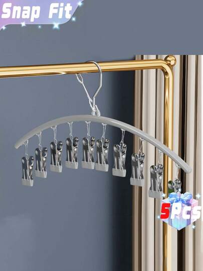 金属衣架，用于存放内衣，节省储物柜空间，适合春夏时尚穿搭，易于悬挂，最适合简约风格的服装，是度假内衣和上衣的必备之选。