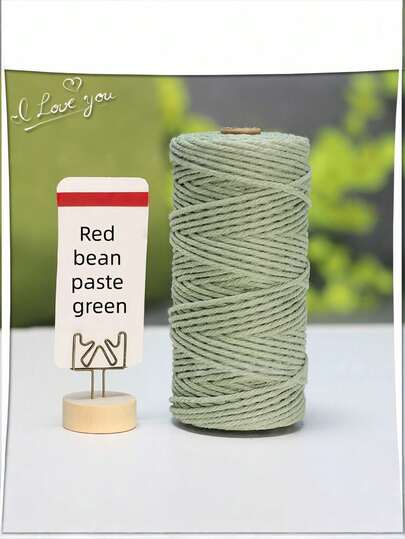 Bộ dụng cụ thủ công tự làm gồm dây thừng macrame 3mm dài 100m, dây trang trí, sợi dệt thảm, dây buộc, dây bện, vật liệu thủ công.