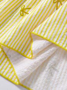 SHEIN ChillGRL Gaun Tanpa Lengan Motif Bunga Lembut untuk Remaja Putri - Kuning - View 8