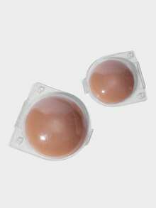 GLOWMODE 1包硅胶超薄无缝无粘性可重复使用乳贴，日常休闲穿着 - Cinnamon - 查看 8