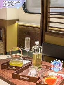 5.5盎司高脚香槟杯，香槟杯，经典香槟杯，优雅祝酒杯【可重复使用】 - 彩色 - 查看 9