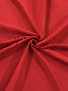 Franclia 大码女装新款优雅时尚束腰V领无袖A字红色连衣裙，商务休闲通勤，金属装饰腰带，适合休闲、派对、下午茶聚会等场合。 - 紅色 - 查看 8