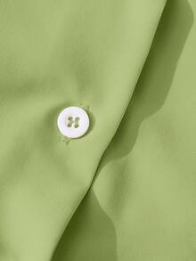 GlowEve Camisas elegantes y de oficina para otoño para damas - Verde - Ver 4