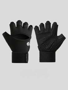 Gym Gloves Enhanced Grip Lightweight Breathable Non Slip Unisex Weightlifting Pull Ups Rowing Workout Training Gear - Multicolor - View 9