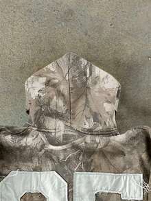 INAWLY Y2K Streetwear Camouflage Zip-Up Sweatshirt, Vintage Leaf Camo, Streetwear Sweatshirt, Retro American Street Dance Hooded Casual Camo Zip-Up Sweatshirt, Casual Leaf Camo Zip-Up Sweatshirt Jacket, Harajuku Style, Zip-Up Sweatshirt, American Gothic Rock, Street, Casual, Versatile Use - Multicolor - View 5