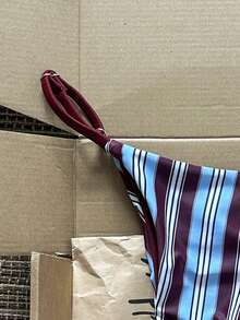 Swim Mod Women's Jacquard Fabric Ruched Bikini Bottom, Spring/Summer - Multicolor - View 3