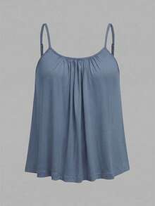 SHEIN EZwear Bộ 3 áo hai dây cỡ lớn, kiểu dáng tối giản, in họa tiết hoa, thích hợp mặc thường ngày. - Nhiều màu - Xem 6