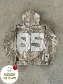 INAWLY Y2K Streetwear Camouflage Zip-Up Sweatshirt, Vintage Leaf Camo, Streetwear Sweatshirt, Retro American Street Dance Hooded Casual Camo Zip-Up Sweatshirt, Casual Leaf Camo Zip-Up Sweatshirt Jacket, Harajuku Style, Zip-Up Sweatshirt, American Gothic Rock, Street, Casual, Versatile Use - Multicolor - View 3