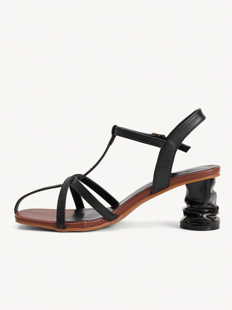 CUCCOO CHICEST Women's Shoes Classic Fashion Women's High-Heeled Sandals Strappy Combination High-Heeled Sandals Comfortable And Elegant Personalized Wear Spring And Summer High-Heeled Sandals Summer Shoes Wedding Shoes Bride Shoes
