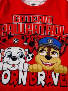 SHEIN | PAW Patrol 男童极简印花圆领短袖T恤 - 黃色 - 查看 9