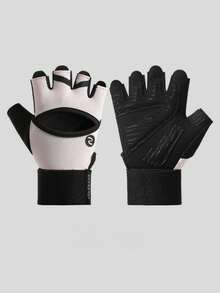 Gym Gloves Enhanced Grip Lightweight Breathable Non Slip Unisex Weightlifting Pull Ups Rowing Workout Training Gear - Multicolor - View 11