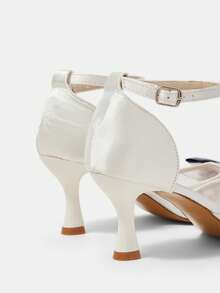 CUCCOO HITCHD Fashionable & Elegant Bow Decor Women Pumps - White - View 5