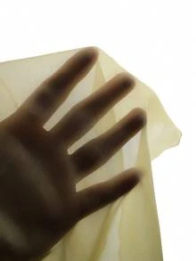 Lyxana 女士纯色迷你蛋糕裙 - 淡黃色 - 查看 4
