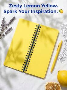 Joivida This Ultra-Thin Spiral Notebook With Colored Pages Is Compact And Portable, With Smooth Paper. It Is Perfect For Studying, Working, Traveling, Diary Recording And Desktop Decoration. It Is An Excellent Holiday Gift For Friends And Family, And Also An Ideal Gift For Men And Women Who Pursue Creativity And Boost Dopamine Secretion. - notepad - View 10