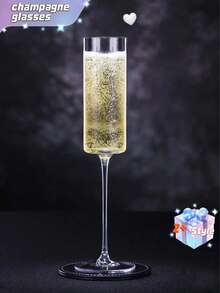 5.5盎司高脚香槟杯，香槟杯，经典香槟杯，优雅祝酒杯【可重复使用】 - 彩色 - 查看 1