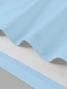 Manfinity RSRT 夏威夷风情椰树条纹印花T恤，男士夏季沙滩度假圆领短袖上衣 - 彩色 - 查看 5