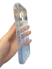 Étui souple transparent scintillant et pailleté - Coque de luxe brillante avec protection de l'appareil photo pour 17 Pro Max, 16, 15, 14, 13 Pro Max, Plus - Transparent - Voir 8