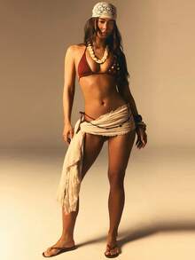 Athîral Women's Casual 2 Pieces Swimsuit - Brown - View 3