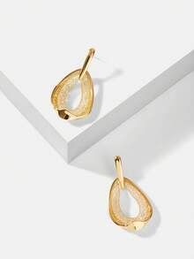 MOTF PREMIUM Pre-18k镀金系列网状碎钻耳环 - 金黃色 - 查看 8