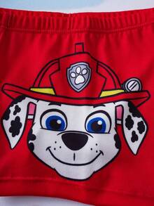 SHEIN | PAW Patrol 4 chiếc quần boxer cho bé trai, màu xám, xanh dương, đỏ, vàng với hình ảnh chú cún con dễ thương. - Nhiều màu - Xem 7