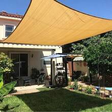 Mái che nắng chịu lực cao, chống tia UV, chống phai màu, chống rách và chống gỉ, hình chữ nhật, các cạnh cong chắn nắng, vải thoáng khí, thích hợp cho sân hiên, bãi cỏ, vườn ngoài trời. - gừng - Xem 5