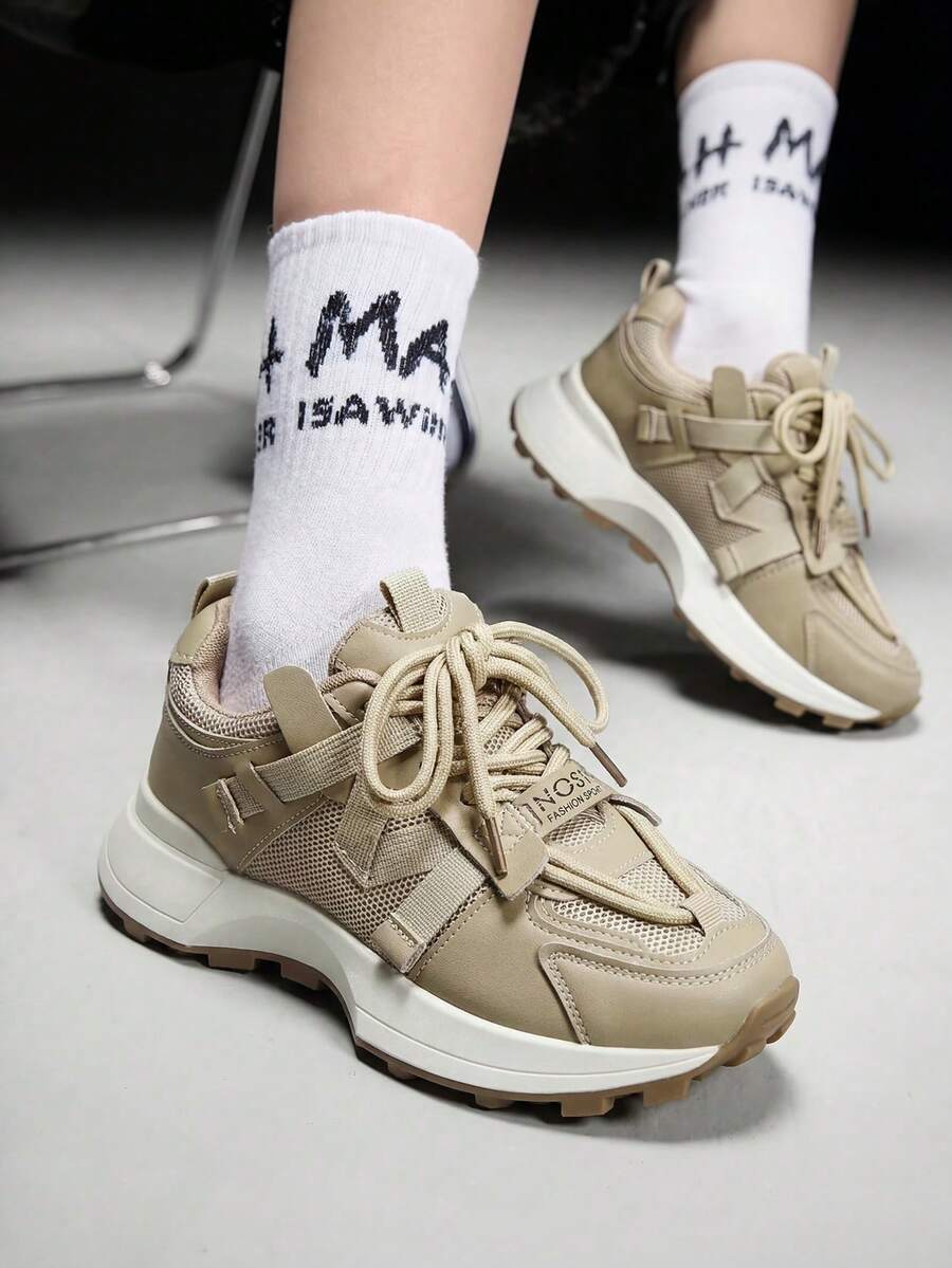 Vate Mules en maille avec accent doux pour femmes, chaussures légères et respirantes pour un confort optimal - Kaki - Voir 1