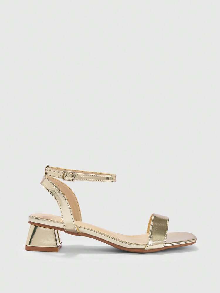 CUCCOO BIZCHIC Women's Shoes Women's Fashion Elegant Square Toe Women's High-Heeled Sandals