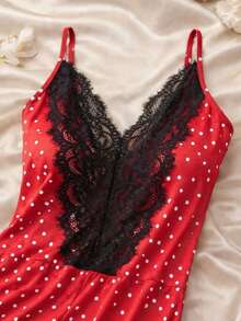 Pijama ,Palatzo enterizo  completo con escote en espalada  y tirantes finos unitalla - Rojo - Ver 4