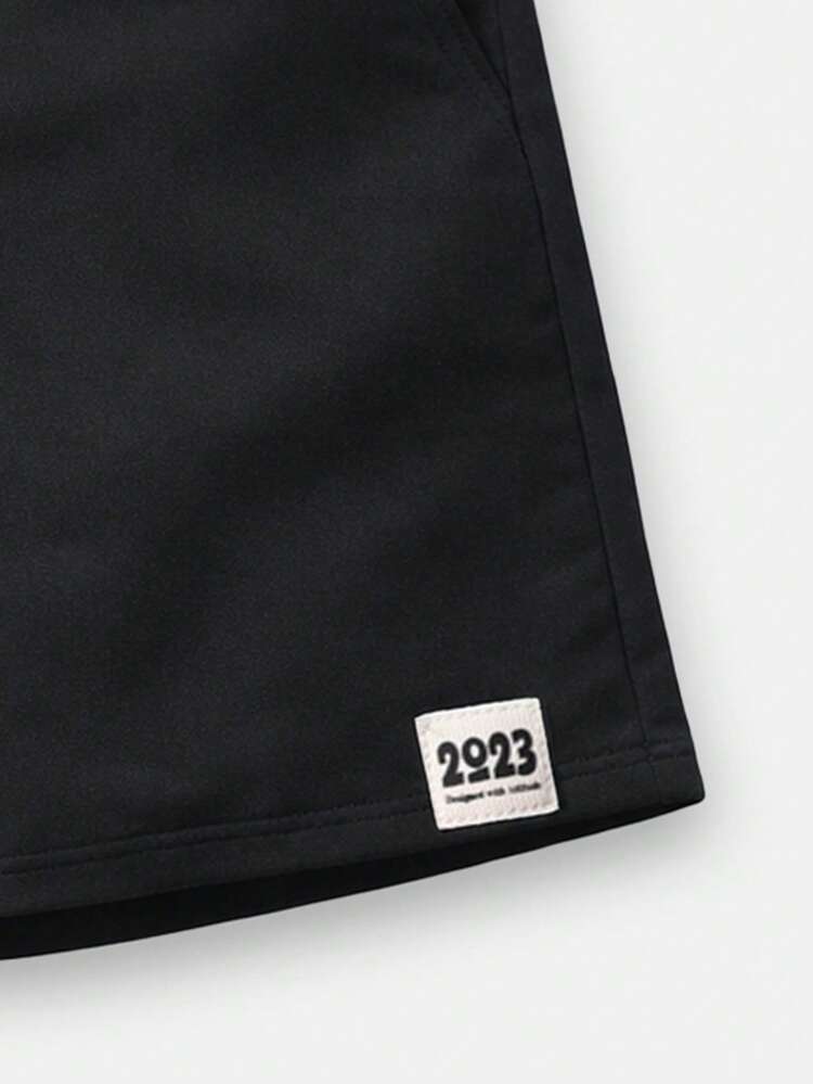 Graphic Tee And Shorts Set