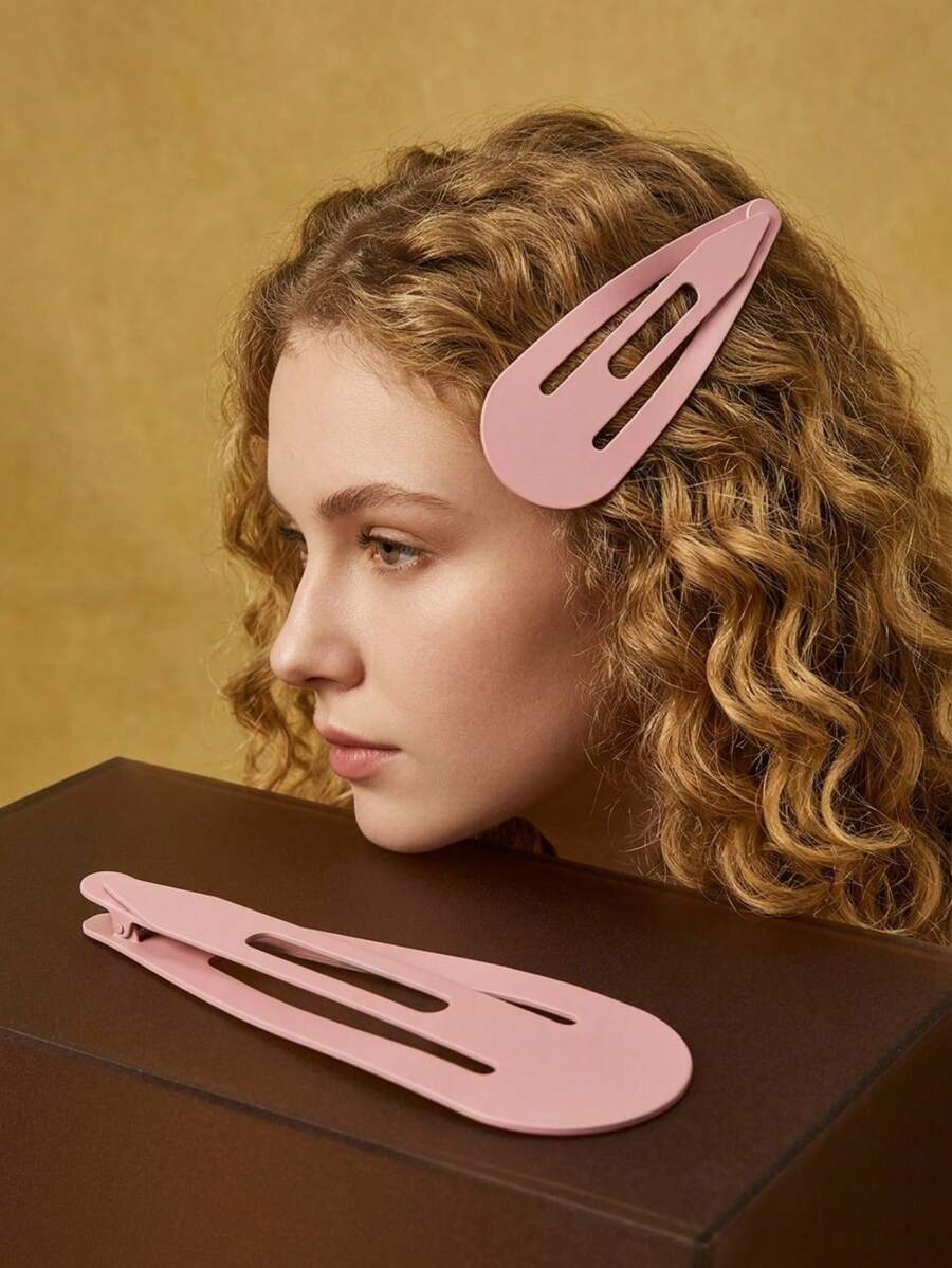 Joivida 1个可爱卡通超大发夹，创意趣味拍照道具，包包挂饰，礼品发夹 - 多色 - 查看 1