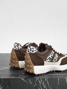 Snygga svarta sneakers för kvinnor - Moderiktiga och bekväma vardagsskor - Grå - Visa 4