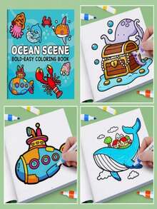 MINKOJA Sách tranh về các nàng công chúa hoạt hình, động vật và thế giới dưới nước, tranh vẽ hoạt hình dễ thương về bé gái, bìa mềm, giấy bền, quà tặng ngày thiếu nhi, Lễ Tạ ơn, Ngày Cá tháng Tư, sinh nhật và Giáng sinh. - Nhiều màu - Xem 8