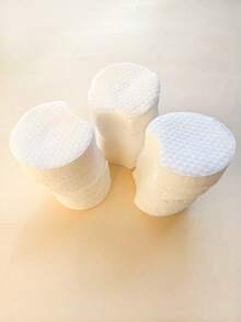 450/900/1200 miếng bông tẩy trang hình bầu dục, thích hợp cho mặt, miếng bông tẩy trang chất lượng cao, bông tròn không xơ, không gây dị ứng, phù hợp với mọi loại da, khăn lau làm đẹp dùng một lần, khăn lau mặt không dệt. - Nhiều màu - Xem 4